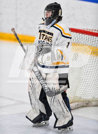 Thumbnail 2 in Canandaigua vs Webster Thomas (NYSPHSAA Section V Class B Semifinal Playoff) photogallery.