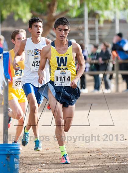 Thumbnail 3 in CIF SS Cross Country Championships (Boys D1) photogallery.