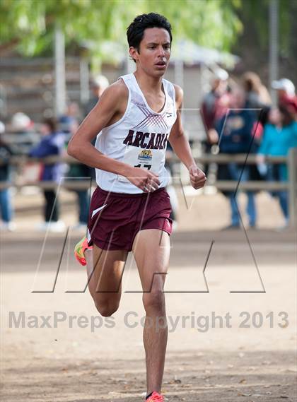 Thumbnail 2 in CIF SS Cross Country Championships (Boys D1) photogallery.