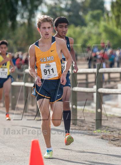 Thumbnail 2 in CIF SS Cross Country Championships (Boys D1) photogallery.