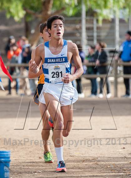 Thumbnail 2 in CIF SS Cross Country Championships (Boys D1) photogallery.