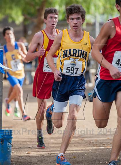 Thumbnail 1 in CIF SS Cross Country Championships (Boys D1) photogallery.