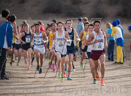 Thumbnail 2 in CIF SS Cross Country Championships (Boys D1) photogallery.