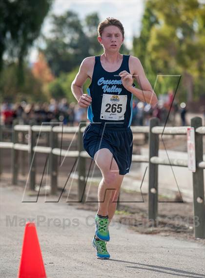 Thumbnail 2 in CIF SS Cross Country Championships (Boys D1) photogallery.