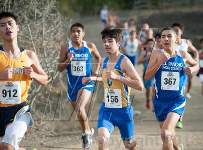 Thumbnail 2 in CIF SS Cross Country Championships (Boys D1) photogallery.