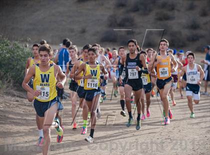 Thumbnail 2 in CIF SS Cross Country Championships (Boys D1) photogallery.