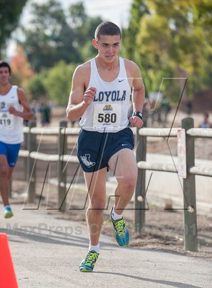 Thumbnail 2 in CIF SS Cross Country Championships (Boys D1) photogallery.