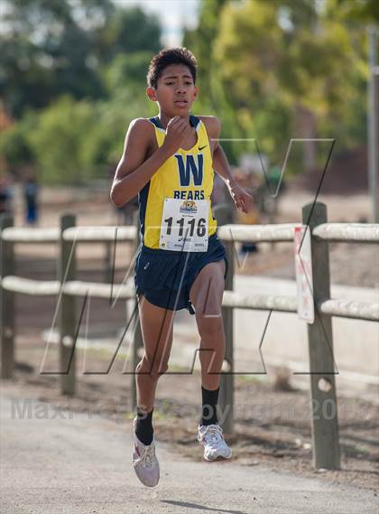 Thumbnail 2 in CIF SS Cross Country Championships (Boys D1) photogallery.
