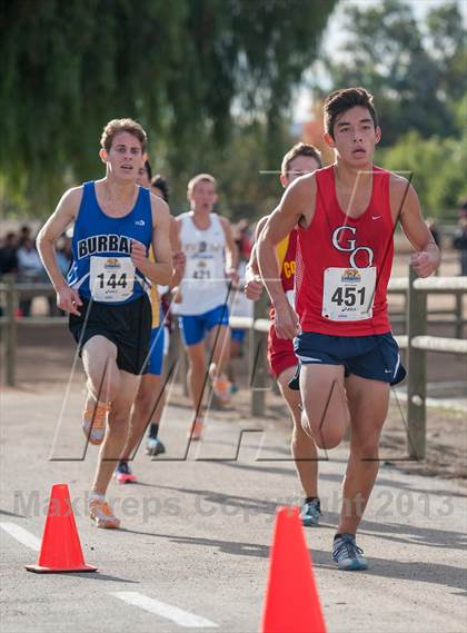 Thumbnail 2 in CIF SS Cross Country Championships (Boys D1) photogallery.