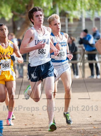 Thumbnail 2 in CIF SS Cross Country Championships (Boys D1) photogallery.