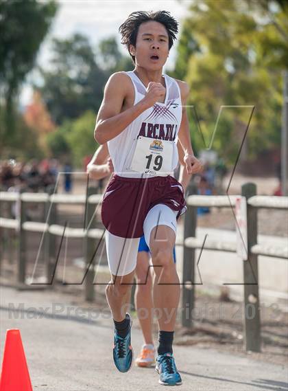 Thumbnail 1 in CIF SS Cross Country Championships (Boys D1) photogallery.