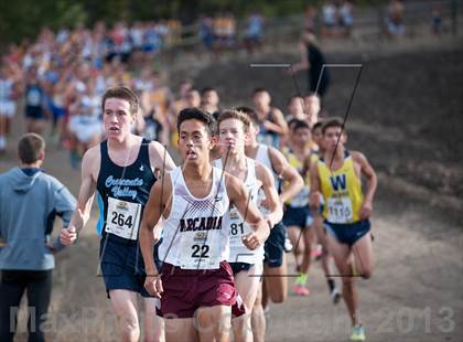 Thumbnail 2 in CIF SS Cross Country Championships (Boys D1) photogallery.