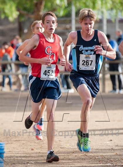 Thumbnail 3 in CIF SS Cross Country Championships (Boys D1) photogallery.