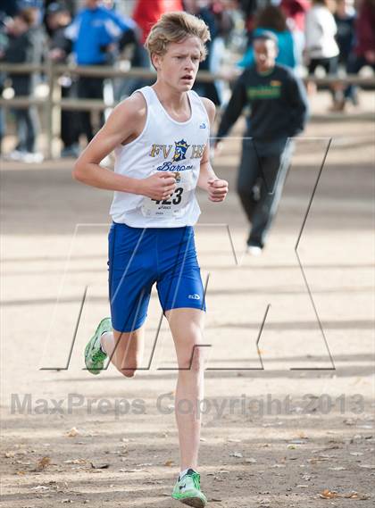 Thumbnail 2 in CIF SS Cross Country Championships (Boys D1) photogallery.