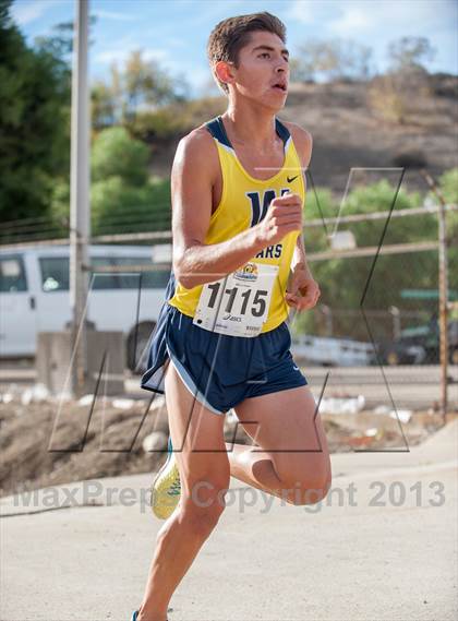 Thumbnail 2 in CIF SS Cross Country Championships (Boys D1) photogallery.