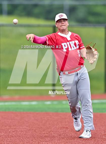 Thumbnail 2 in Pike vs. Lawrence North (IHSAA 4A Section 10 Semifinal) photogallery.