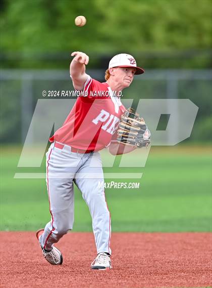 Thumbnail 3 in Pike vs. Lawrence North (IHSAA 4A Section 10 Semifinal) photogallery.