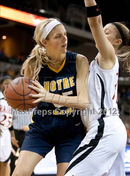 Thumbnail 1 in Ryle vs. Notre Dame Academy (2012 9th Region Girls Basketball Tournament) photogallery.