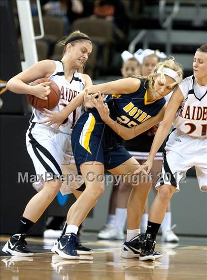 Thumbnail 2 in Ryle vs. Notre Dame Academy (2012 9th Region Girls Basketball Tournament) photogallery.