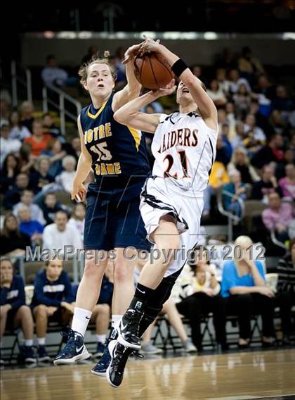 Thumbnail 3 in Ryle vs. Notre Dame Academy (2012 9th Region Girls Basketball Tournament) photogallery.