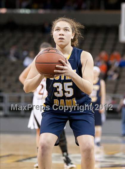 Thumbnail 1 in Ryle vs. Notre Dame Academy (2012 9th Region Girls Basketball Tournament) photogallery.