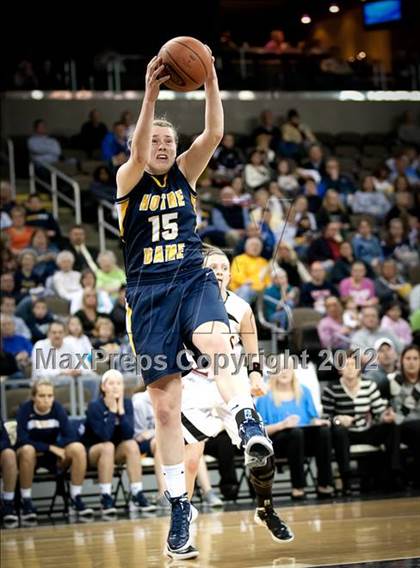 Thumbnail 2 in Ryle vs. Notre Dame Academy (2012 9th Region Girls Basketball Tournament) photogallery.