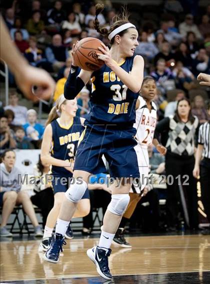 Thumbnail 3 in Ryle vs. Notre Dame Academy (2012 9th Region Girls Basketball Tournament) photogallery.