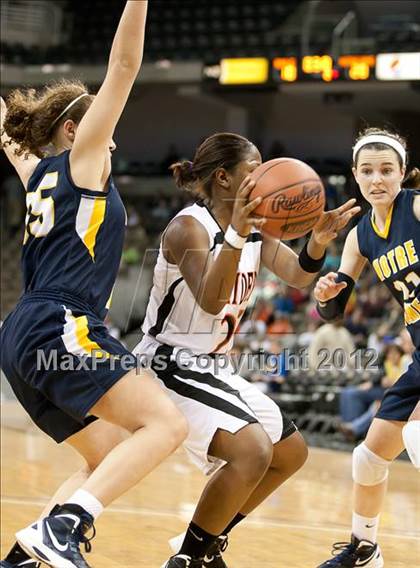 Thumbnail 2 in Ryle vs. Notre Dame Academy (2012 9th Region Girls Basketball Tournament) photogallery.