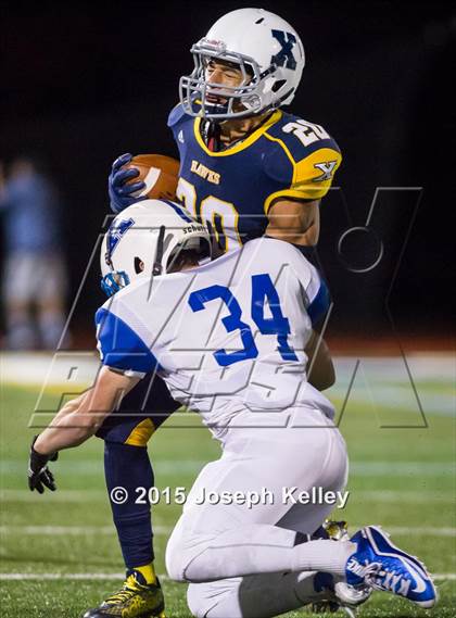 Thumbnail 3 in Attleboro @ Xaverian Brothers (MIAA Division 1 South Quarterfinal) photogallery.