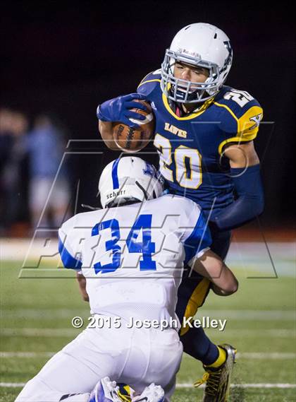 Thumbnail 1 in Attleboro @ Xaverian Brothers (MIAA Division 1 South Quarterfinal) photogallery.