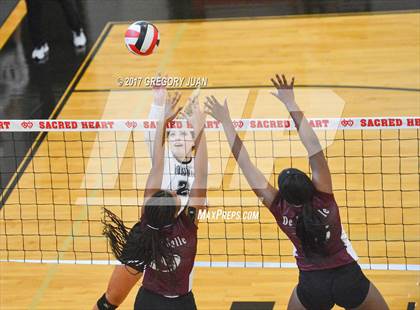 Thumbnail 3 in St. Mary's Dominican vs DeLaSalle (Sacred Heart Jamboree) photogallery.