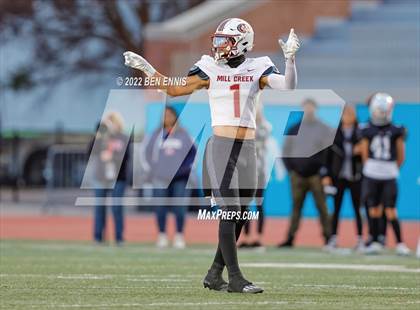 Thumbnail 3 in Mill Creek vs Walton (GHSA 7A Semifinal) photogallery.