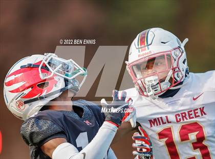 Thumbnail 3 in Mill Creek vs Walton (GHSA 7A Semifinal) photogallery.