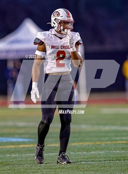 Thumbnail 3 in Mill Creek vs Walton (GHSA 7A Semifinal) photogallery.