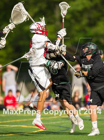 Thumbnail 3 in Marshfield @ Wellesley (MIAA Division 1 South 1st Round) photogallery.