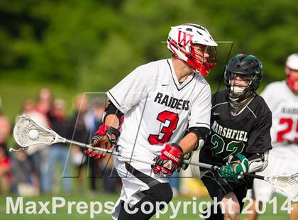 Thumbnail 3 in Marshfield @ Wellesley (MIAA Division 1 South 1st Round) photogallery.
