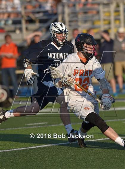 Thumbnail 1 in Cathedral Prep @ McDowell (PIAA District 10 Final) photogallery.