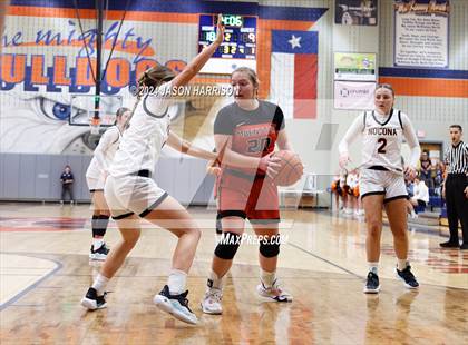 Thumbnail 1 in Muenster vs Nocona (UIL Basketball 2A Regional Semifinal) photogallery.