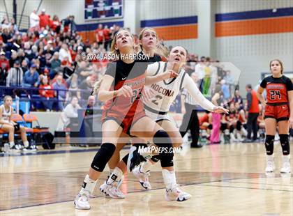 Thumbnail 2 in Muenster vs Nocona (UIL Basketball 2A Regional Semifinal) photogallery.