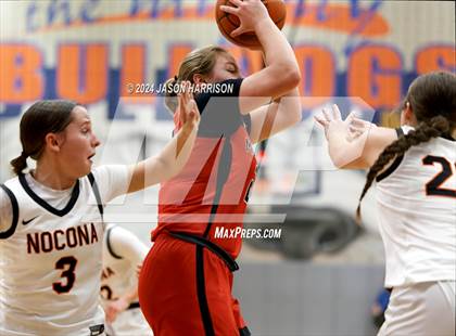 Thumbnail 1 in Muenster vs Nocona (UIL Basketball 2A Regional Semifinal) photogallery.