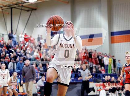 Thumbnail 2 in Muenster vs Nocona (UIL Basketball 2A Regional Semifinal) photogallery.