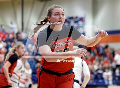 Thumbnail 3 in Muenster vs Nocona (UIL Basketball 2A Regional Semifinal) photogallery.