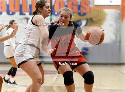 Thumbnail 3 in Muenster vs Nocona (UIL Basketball 2A Regional Semifinal) photogallery.