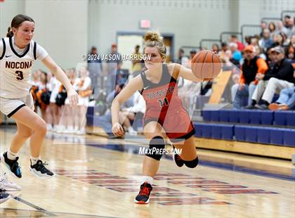 Thumbnail 1 in Muenster vs Nocona (UIL Basketball 2A Regional Semifinal) photogallery.