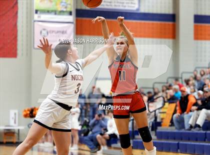 Thumbnail 1 in Muenster vs Nocona (UIL Basketball 2A Regional Semifinal) photogallery.