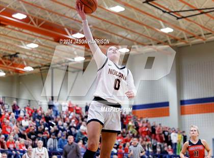 Thumbnail 3 in Muenster vs Nocona (UIL Basketball 2A Regional Semifinal) photogallery.