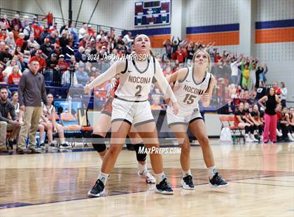 Thumbnail 3 in Muenster vs Nocona (UIL Basketball 2A Regional Semifinal) photogallery.