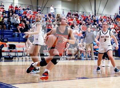Thumbnail 2 in Muenster vs Nocona (UIL Basketball 2A Regional Semifinal) photogallery.