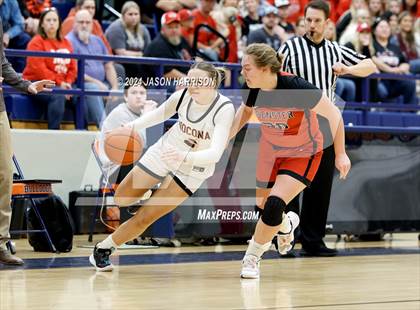 Thumbnail 1 in Muenster vs Nocona (UIL Basketball 2A Regional Semifinal) photogallery.