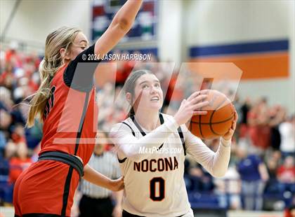 Thumbnail 3 in Muenster vs Nocona (UIL Basketball 2A Regional Semifinal) photogallery.